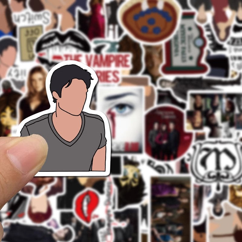 The Vampire Diaries graffiti stickers&nbsp;, suitable for suitcases, motorcycles, water cups, and laptop